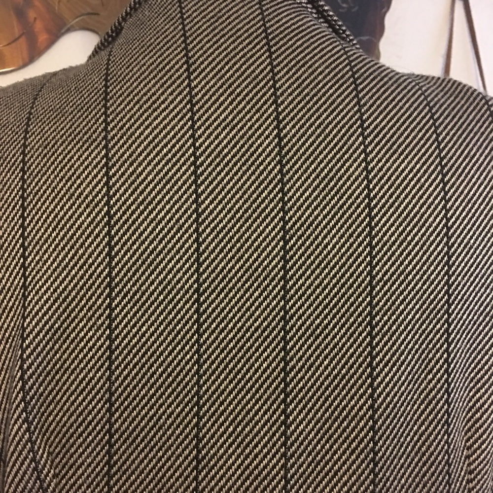 Ingredients Tan/Black Pattern Button Front Jacket - image 5